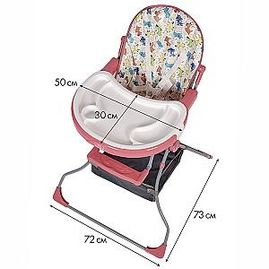 Scaun de masa simplu Polini Kids 252 Cățeluș Pink