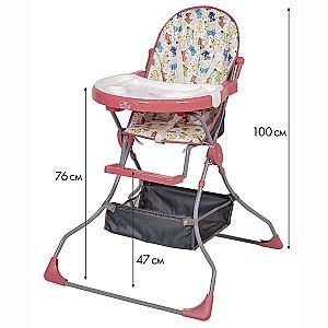 Scaun de masa simplu Polini Kids 252 Cățeluș Pink