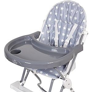 Scaun de masa simplu Polini Kids 152 Stele White/Gray