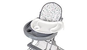 Scaun de masa simplu Polini Kids 252 Unicorn Curcubeu Gray