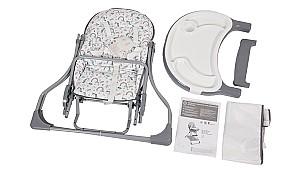 Scaun de masa simplu Polini Kids 252 Unicorn Curcubeu Gray