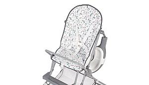 Scaun de masa simplu Polini Kids 252 Unicorn Curcubeu Gray