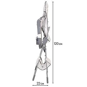 Scaun de masa simplu Polini Kids 252 Unicorn Curcubeu Gray