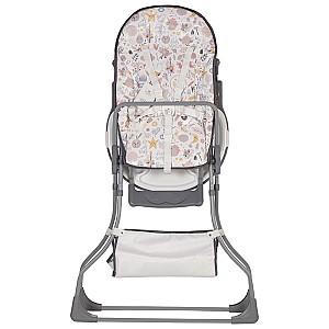 Scaun de masa simplu Polini Kids 252 Unicorn Hello Baby Gray