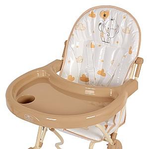 Scaun de masa simplu Polini Kids Elefant 152 Macchiato