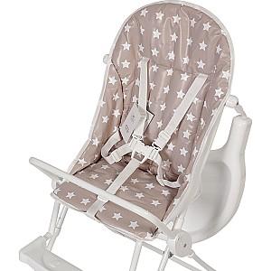 Scaun de masa simplu Polini Kids Stele 152 White Macchiato