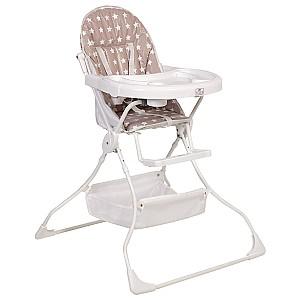 Scaun de masa simplu Polini Kids 252 Stele White-Macchiato