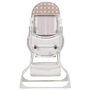 Scaun de masa simplu Polini Kids 252 Stele White-Macchiato