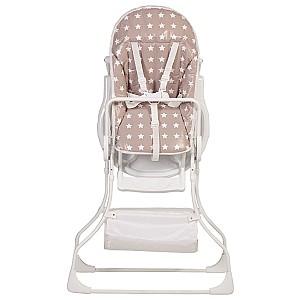 Scaun de masa simplu Polini Kids 252 Stele White-Macchiato