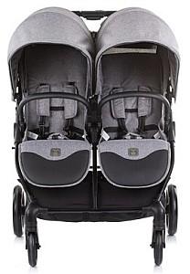 Carucior pentru gemeni Chipolino Top Stars KBTP02302GT grafit