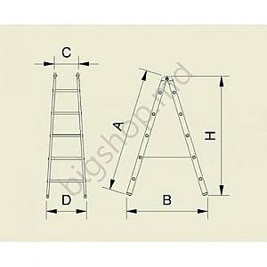 Scari Alve Forte 2x6 (dubla)