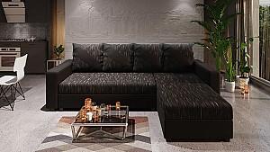 Canapea coltar Space Meble Astana L Kornet 10/D8 Black