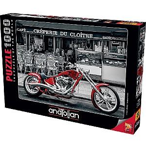 Puzzle Anatolian Motocicleta rosie