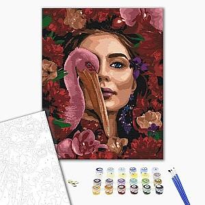 Tablou pe numere BrushMe Privirea junglei