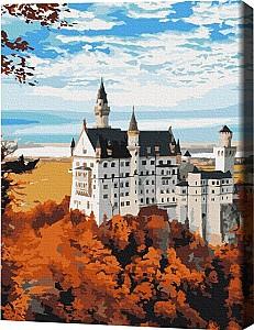 Tablou pe numere BrushMe Vedere de toamnă din Neuschwanstein