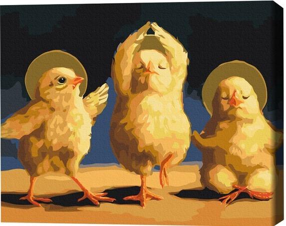 Tablou pe numere BrushMe Pui spirituali