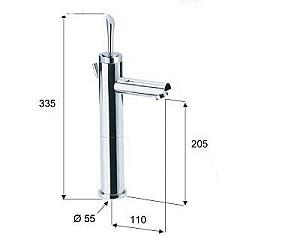 Baterie pentru lavoar Remer JAZZ 10L