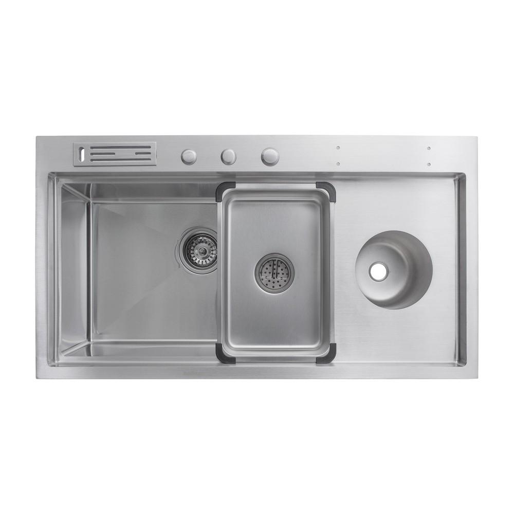 Chiuveta de bucatarie SanDonna HD9250 Crom Satin