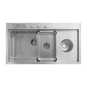 Chiuveta de bucatarie SanDonna HD9250 Crom Satin