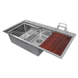 Chiuveta de bucatarie SanDonna HD9250 Crom Satin