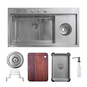 Chiuveta de bucatarie SanDonna HD9250 Crom Satin