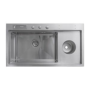 Chiuveta de bucatarie SanDonna HD9250 Crom Satin