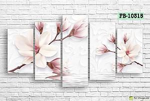 Tablou multicanvas Art.Desig Flowers FB-10315