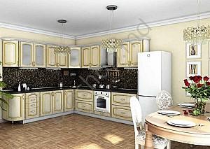 Set mobila bucatarie Confort-NV Platinum (2.1x2.4/0.72m)