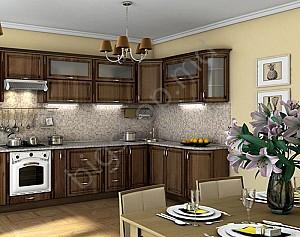 Set mobila bucatarie Confort-NV Platinum (2.8x1.7/0.72m)