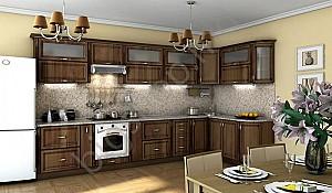 Set mobila bucatarie Confort-NV Platinum (3.6x1.7/0.72m)