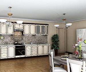 Set mobila bucatarie Confort-NV Platinum (3.3/0.72m) A