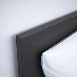 Pat IKEA Malm Black Brown Lonset 160×200 cm ( 4 cutii depozitare )