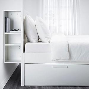 Pat IKEA Brimnes White Lonset 160×200 cm