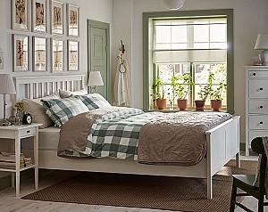 Pat IKEA Hemnes white/Luroy180x200 cm