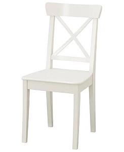 Set de masa si scaune IKEA Ingatorp / Ingolf Whit  Nordvalla-Beige (6 scaune)