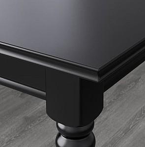 Set de masa si scaune IKEA Ingatorp / Ingolf Black Sporda-dark gray  ( 6scaune)