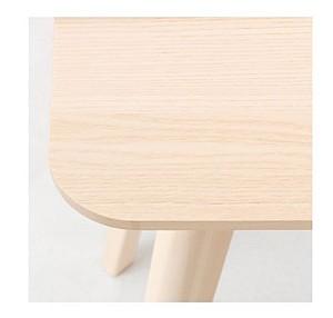 Set de masa si scaune IKEA Lisabo / Ronninge ash veneer, green (4 scaune)