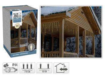 Luminite de Craciun Christmas Turturi 360LED alb cald