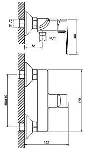 Baterie dus GEHLER Quadrat 9292592C