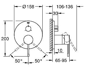 Baterie dus Grohe Essence 24092001