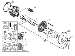 Baterie dus Grohe Essence 24092001