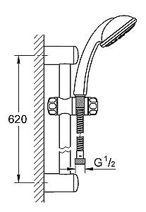 Set de duș Grohe DUO 28591000