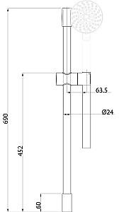Set de duș Herz Elite e07 UH12463