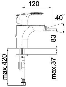 Baterie pentru bideu Herz Elite e50 UH00588