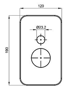 Baterie dus Herz Elite 2 cai UH12247B Black