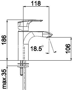 Baterie pentru lavoar Herz Elite e10 UH00088