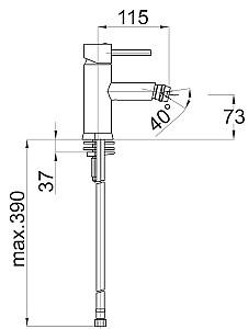 Baterie pentru bideu Herz Fresh f50 UH00537