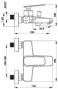 Baterie cada Herz Zen u30 UH00330