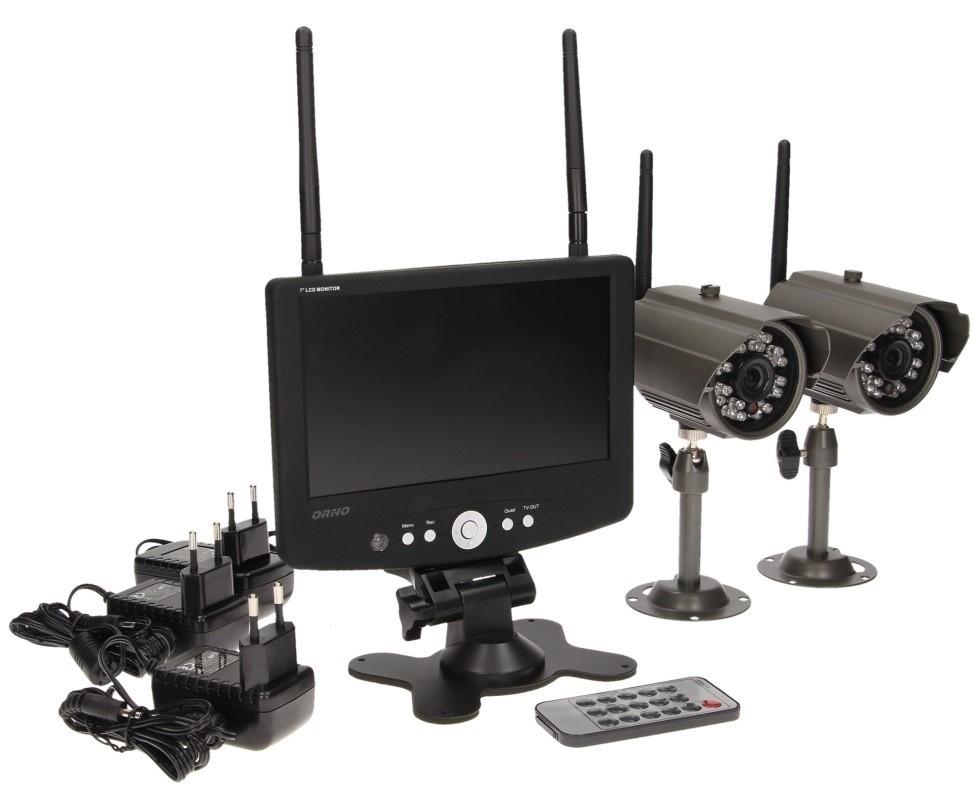Camera de supraveghere video ORNO sistem de supraveghere video wireless cu 4 canale