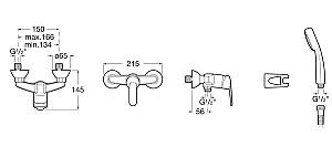 Baterie dus Roca Victoria A5A2025C02